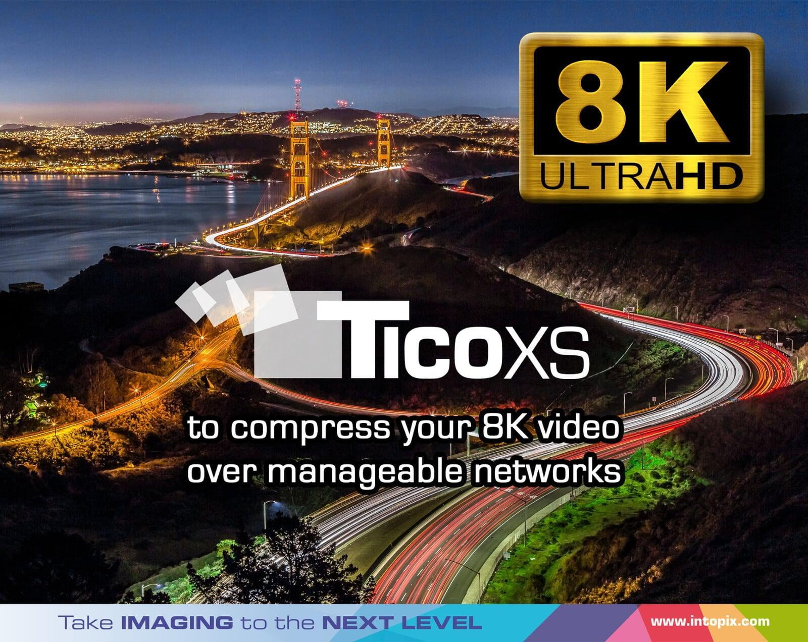 intoPIXは、JPEG  XS規格に対応した8KTICO-XS IPコアの新製品群をリリース